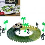 Гибкий трек 1toy Комбат, 1 машинка, 59 деталей - Т13201